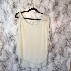 Free People Pluto One-Shoulder T-Shirt | NWT